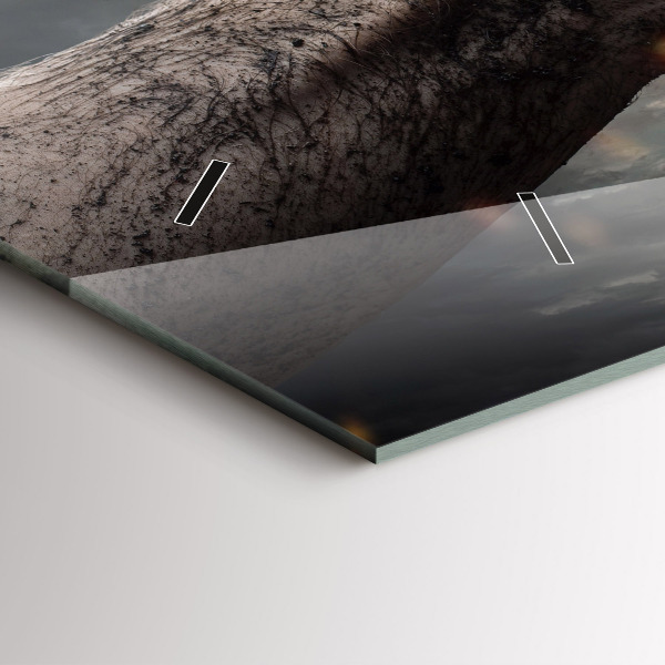 Vízszintes üvegóra Fists Strength Power