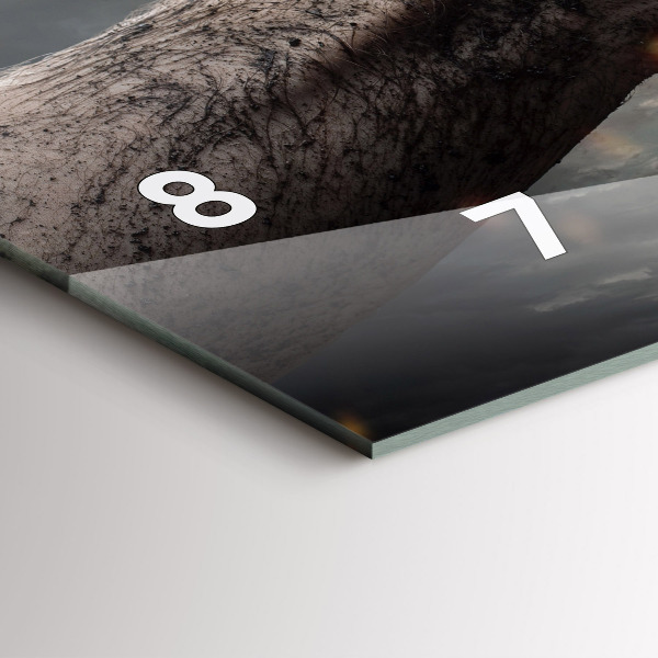 Vízszintes üvegóra Fists Strength Power