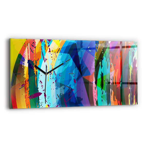 Vízszintes üvegóra Absztrakt háttér