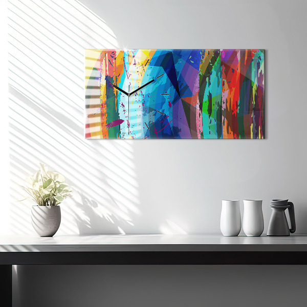 Vízszintes üvegóra Absztrakt háttér