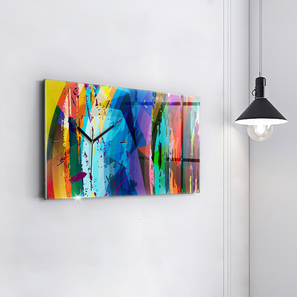 Vízszintes üvegóra Absztrakt háttér