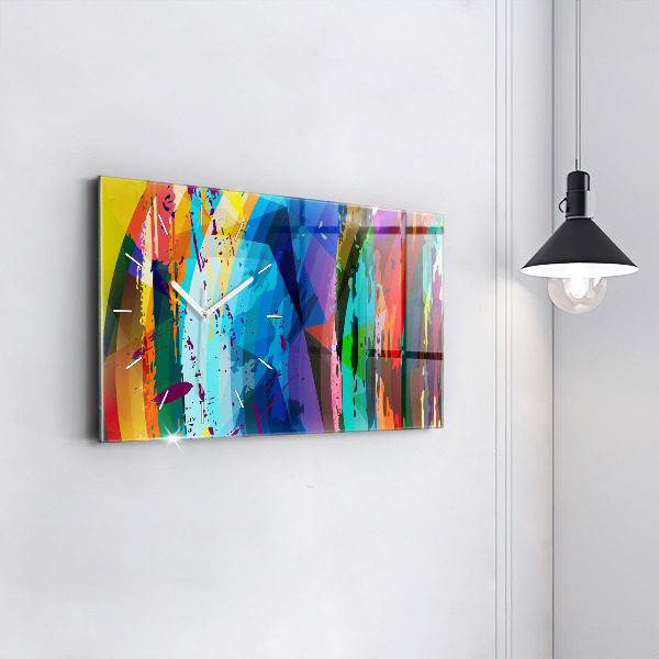 Vízszintes üvegóra Absztrakt háttér