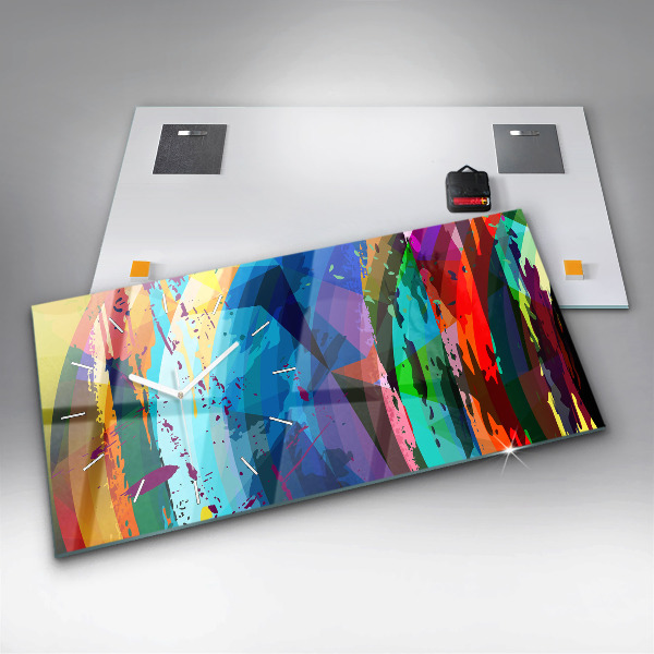 Vízszintes üvegóra Absztrakt háttér