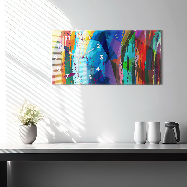 Vízszintes üvegóra Absztrakt háttér