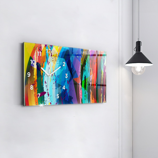 Vízszintes üvegóra Absztrakt háttér