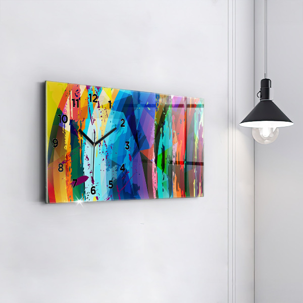 Vízszintes üvegóra Absztrakt háttér