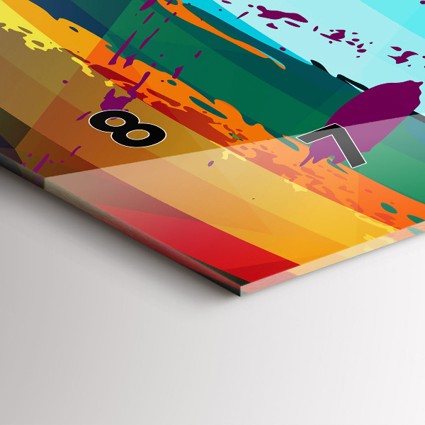 Vízszintes üvegóra Absztrakt háttér