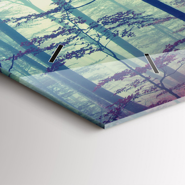 Vízszintes üvegóra Őszi út Erdei Köd