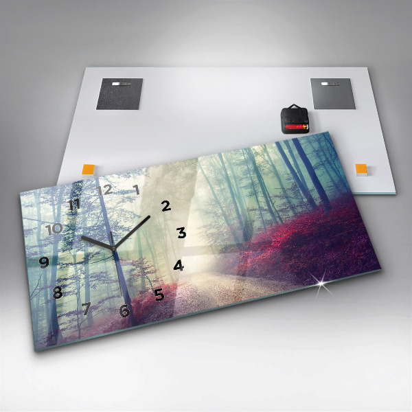 Vízszintes üvegóra Őszi út Erdei Köd