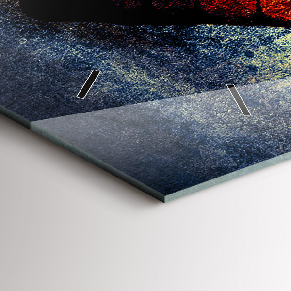 Vízszintes üvegóra Pillangó vintage stílusú