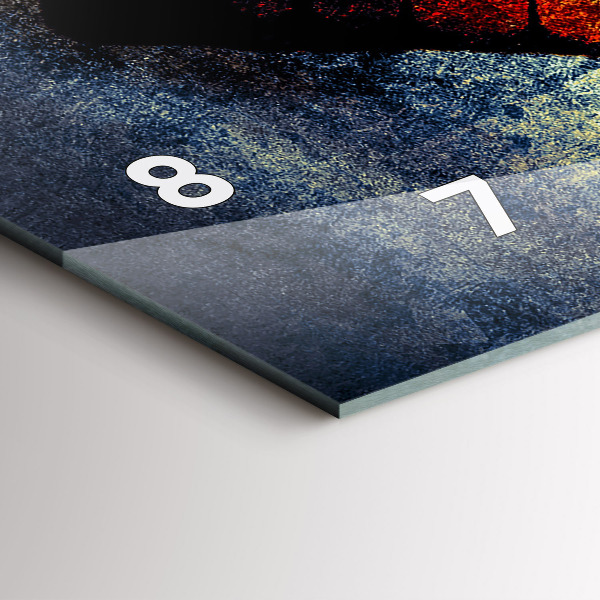 Vízszintes üvegóra Pillangó vintage stílusú