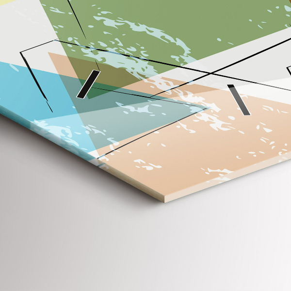 Vízszintes üvegóra Háromszög geometriai minta