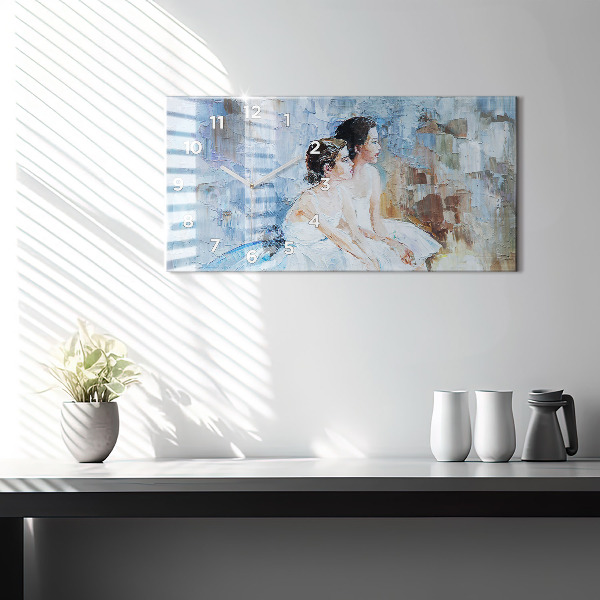 Vízszintes üvegóra Fiatal balerinák