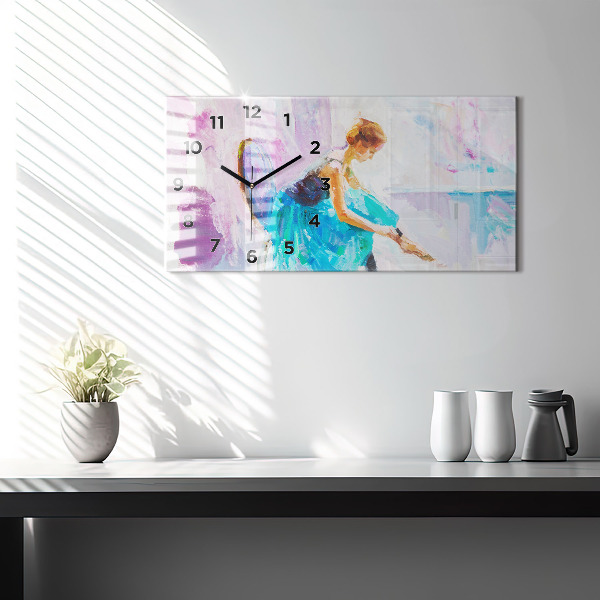 Vízszintes üvegóra A balerina előkészítése