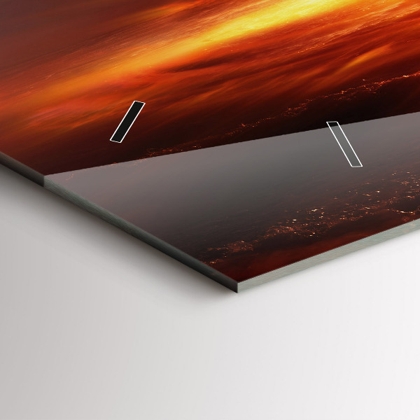 Vízszintes üvegóra Atombomba robbanás