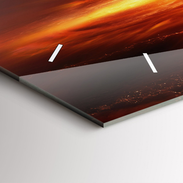 Vízszintes üvegóra Atombomba robbanás