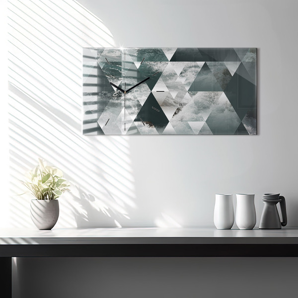 Vízszintes üvegóra Absztrakt tenger hullámai