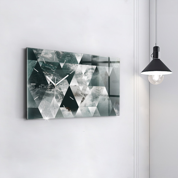 Vízszintes üvegóra Absztrakt tenger hullámai