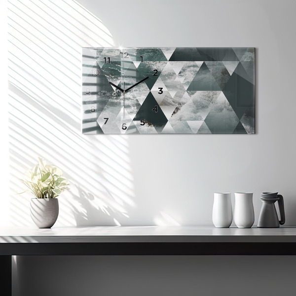 Vízszintes üvegóra Absztrakt tenger hullámai