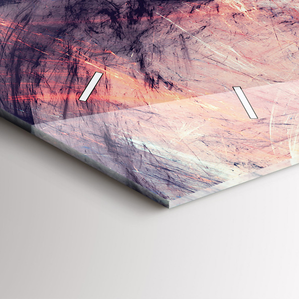 Vízszintes üvegóra Absztrakt festészet