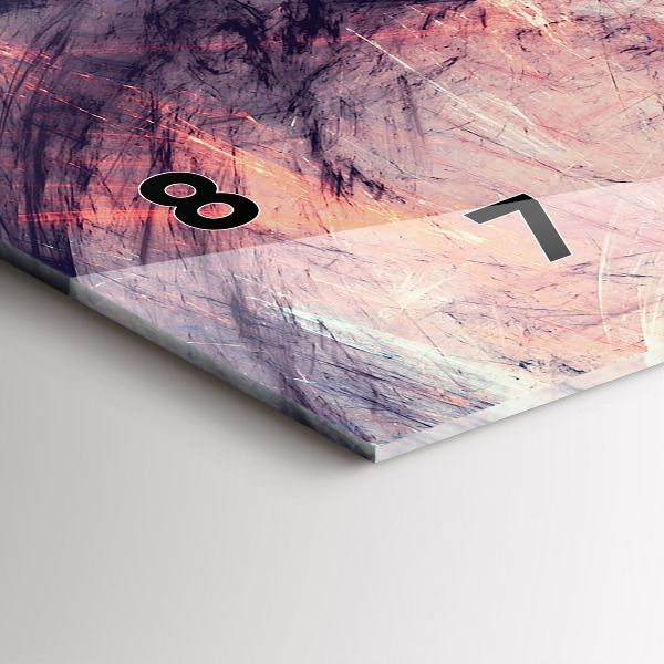 Vízszintes üvegóra Absztrakt festészet