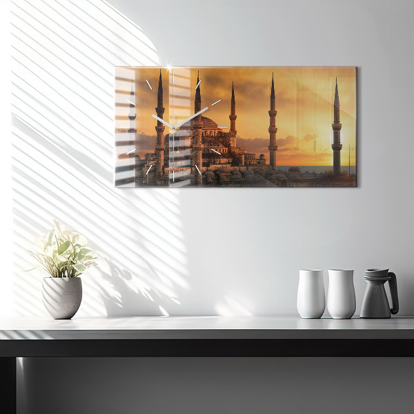 Vízszintes üvegóra Mecset Isztambulban