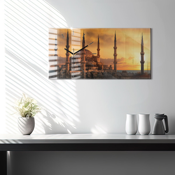 Vízszintes üvegóra Mecset Isztambulban