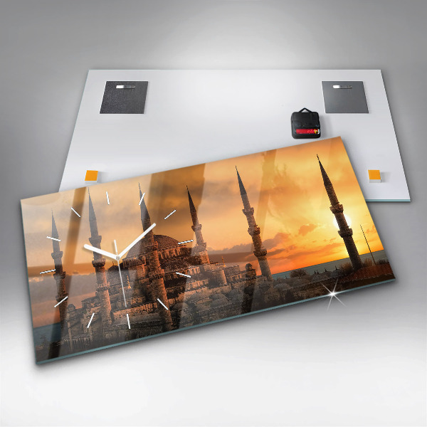 Vízszintes üvegóra Mecset Isztambulban