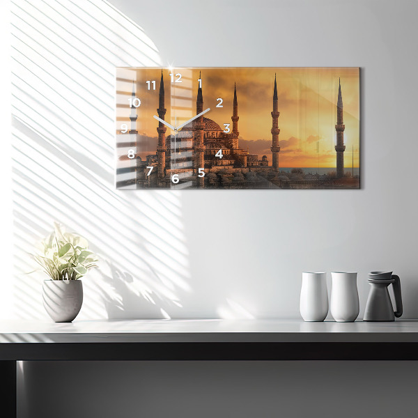 Vízszintes üvegóra Mecset Isztambulban