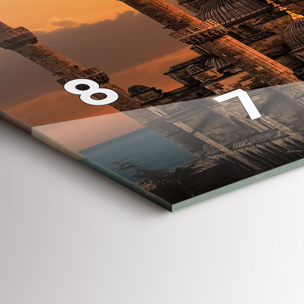 Vízszintes üvegóra Mecset Isztambulban