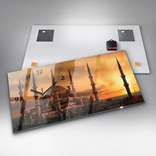 Vízszintes üvegóra Mecset Isztambulban