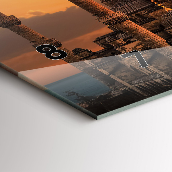 Vízszintes üvegóra Mecset Isztambulban