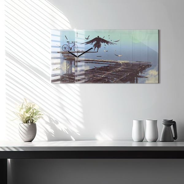 Vízszintes üvegóra Angel Bike