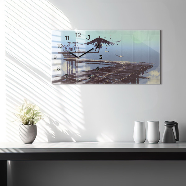 Vízszintes üvegóra Angel Bike