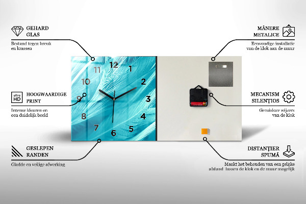Vízszintes üvegóra Lány a Holdon