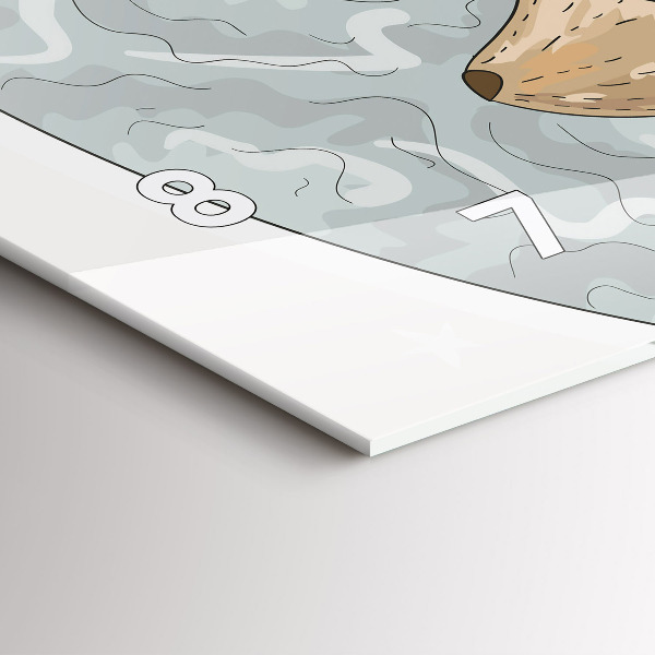 Vízszintes üvegóra Éjszakai állatok Hold