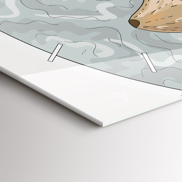 Vízszintes üvegóra Éjszakai állatok Hold