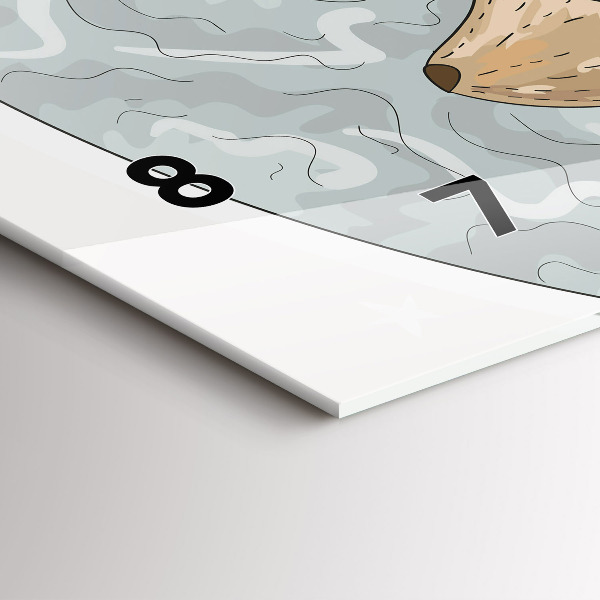 Vízszintes üvegóra Éjszakai állatok Hold