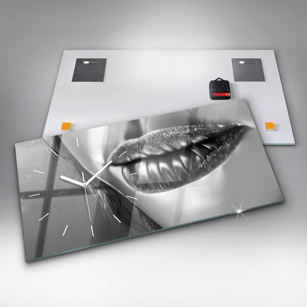 Vízszintes üvegóra Női ajkak