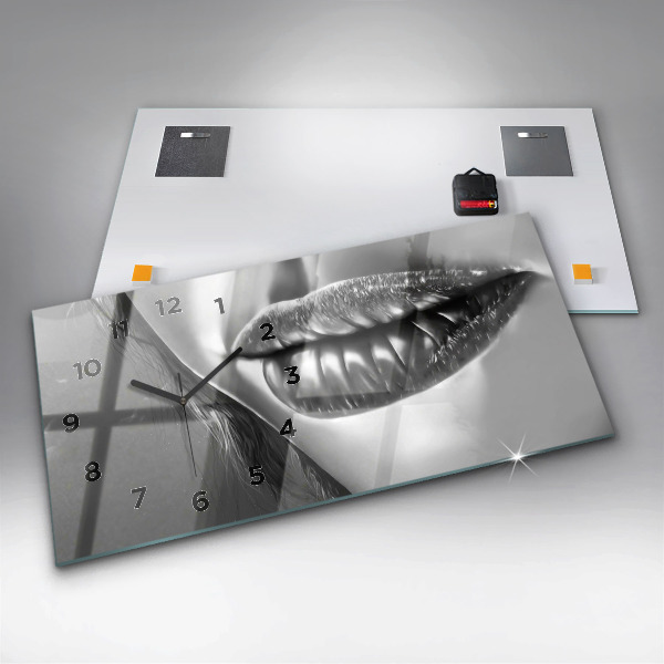 Vízszintes üvegóra Női ajkak