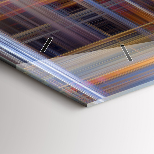 Vízszintes üvegóra Absztrakt geometria