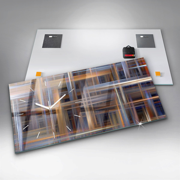 Vízszintes üvegóra Absztrakt geometria