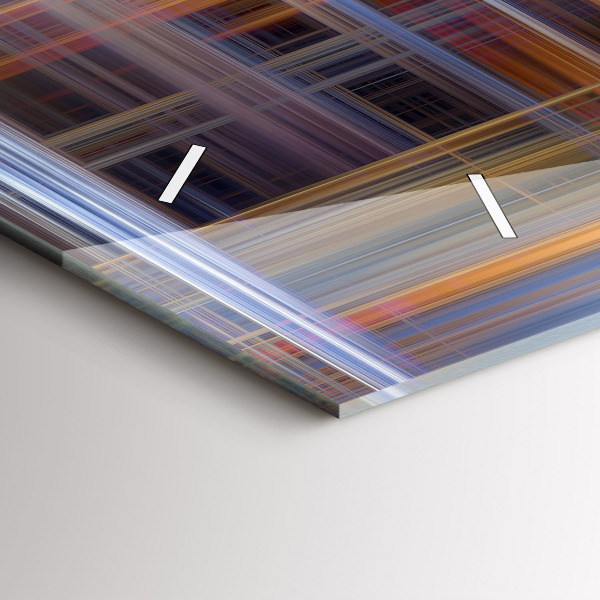 Vízszintes üvegóra Absztrakt geometria