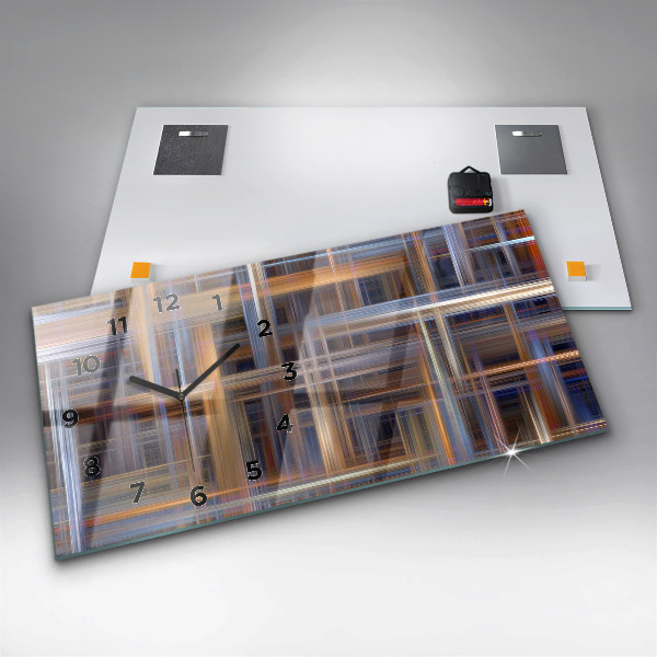 Vízszintes üvegóra Absztrakt geometria