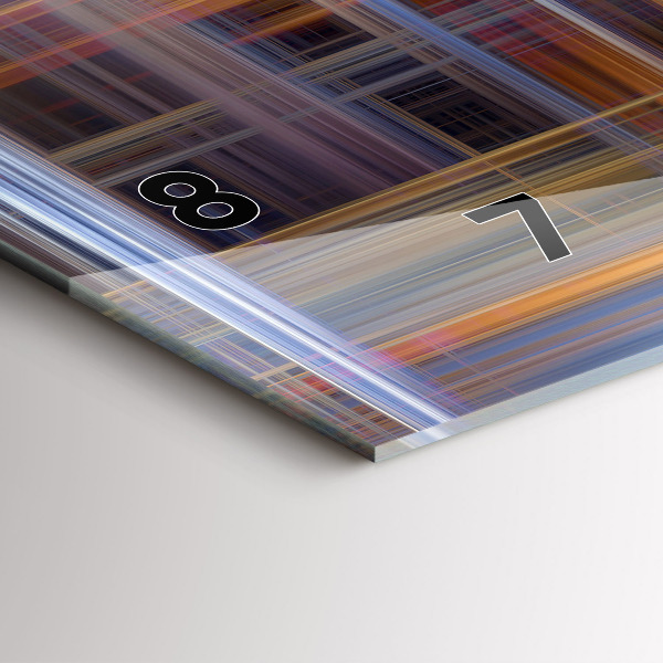 Vízszintes üvegóra Absztrakt geometria