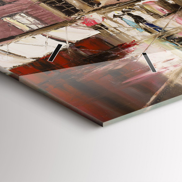 Vízszintes üvegóra Párizs városa