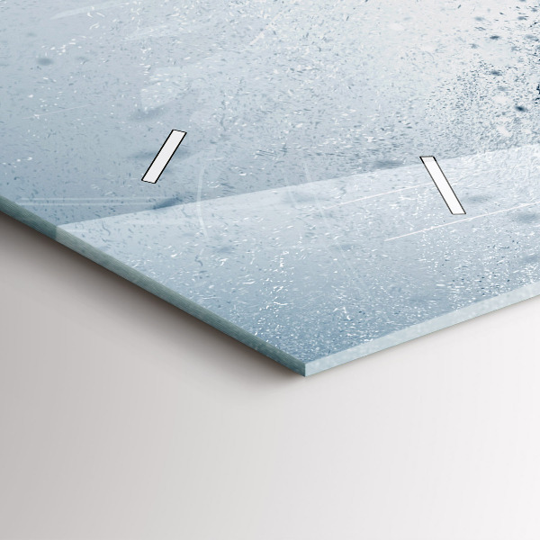 Vízszintes üvegóra Futó ember