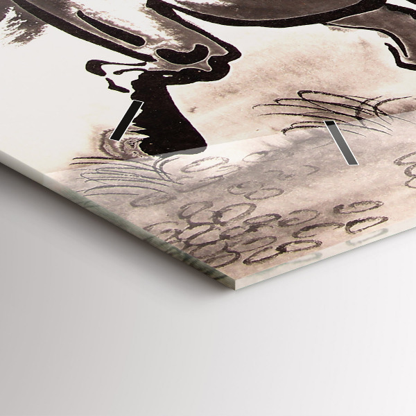 Vízszintes üvegóra Vágtató lovak