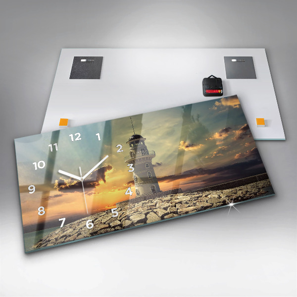 Vízszintes üvegóra Világítótorony A Tengeren