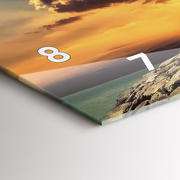 Vízszintes üvegóra Világítótorony A Tengeren